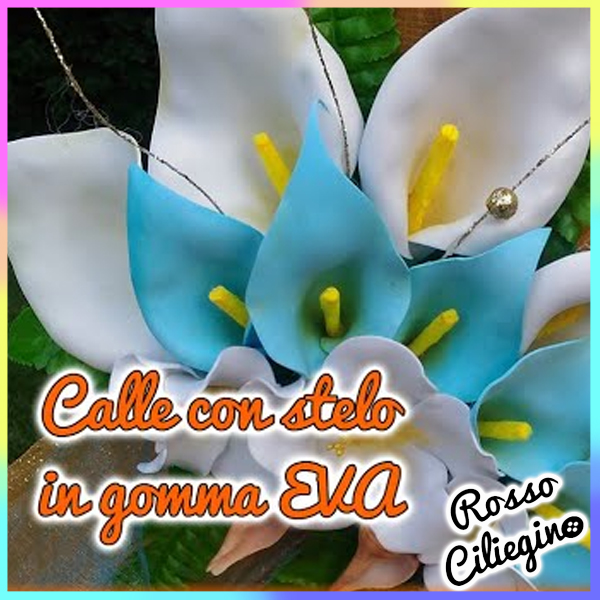 Calle realistiche in gomma eva con stelo