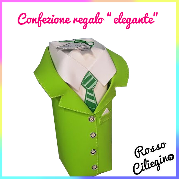 Confezione creativa per regalo uomo in gomma eva