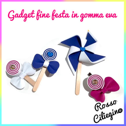 Gadget fine festa girandola e fermagli
