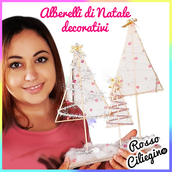 Alberelli di Natale decorativi fai da te