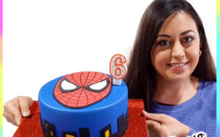 torta scenografica Spiderman