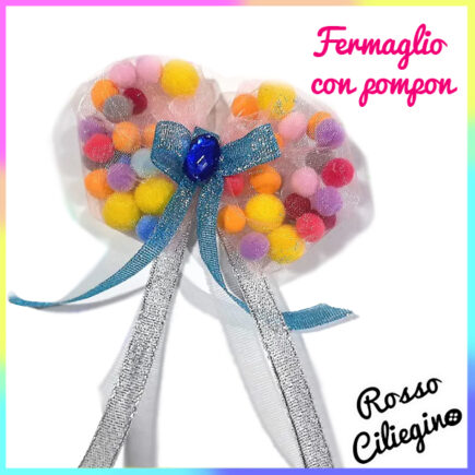 fermagli carnevale pompon