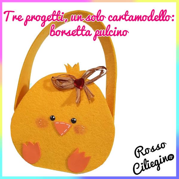 Tre progetti, un cartamodello: borsetta Pulcino