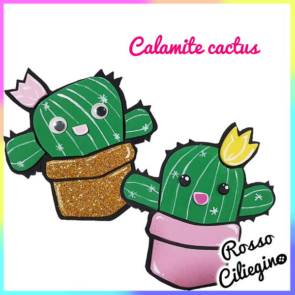 Calamita cactus da riciclo gomma eva
