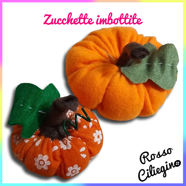 Zucchette in pannolenci colorato semplici