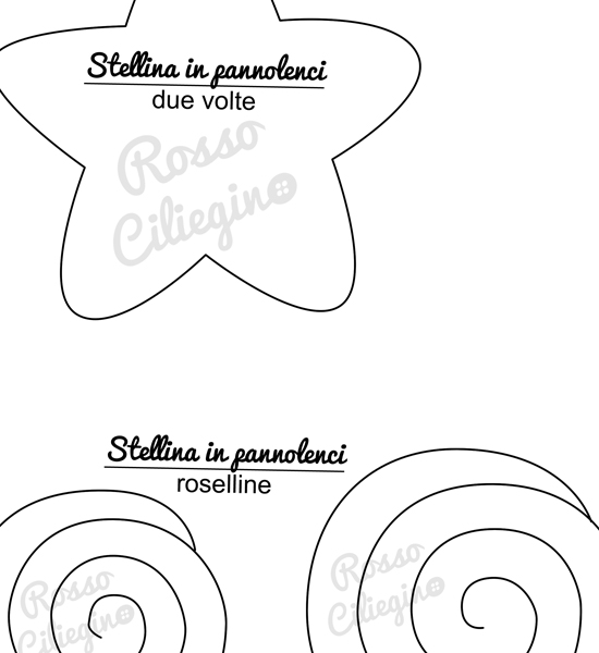 Stellina in pannolenci