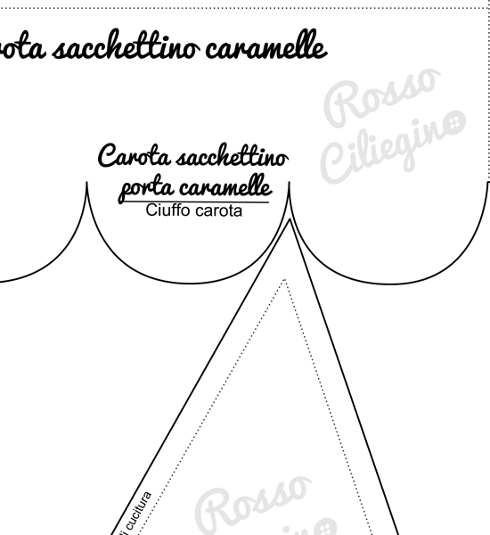 Carota porta caramelle