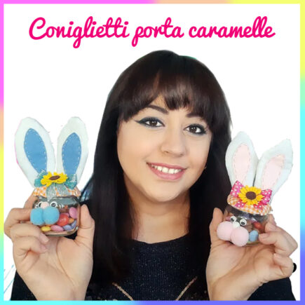 Vasetto coniglietto girasole