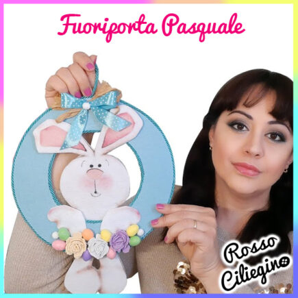 fuoriporta Coniglietto con cerchio