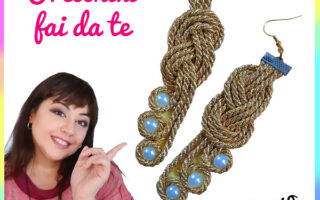 Orecchini in cordoncino fai da te