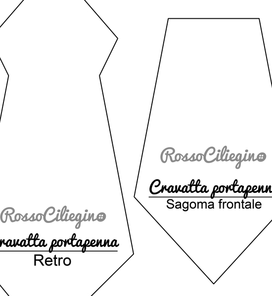 Cravattina porta penna