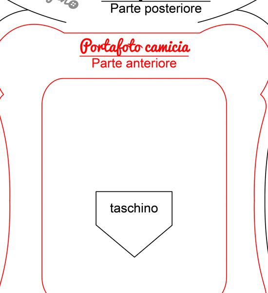 Camicia portafoto per papà