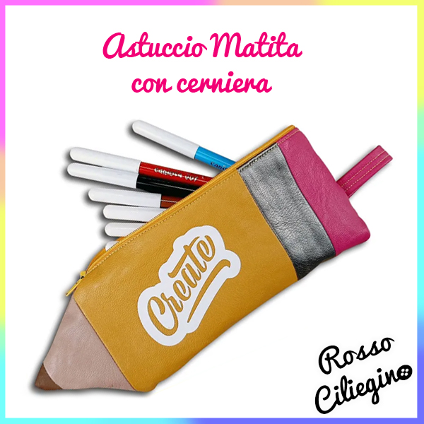 Astuccio matita con cerniera