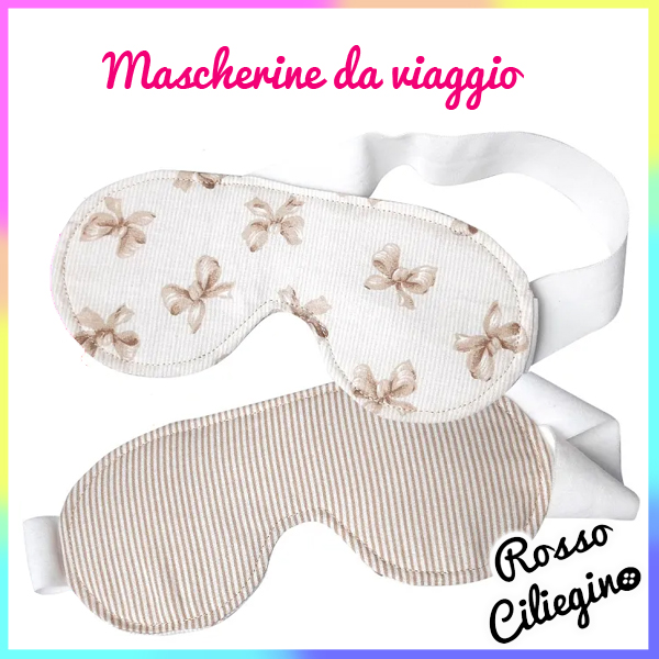 Mascherina da viaggio fai da te