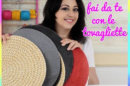 Borse fai da te da tovagliette